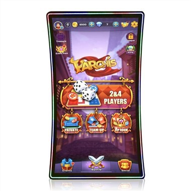 Fabriek OEM 32 inch 4K gebogen oppervlak Touch Monitor LED-balk voor casinogokautomaat